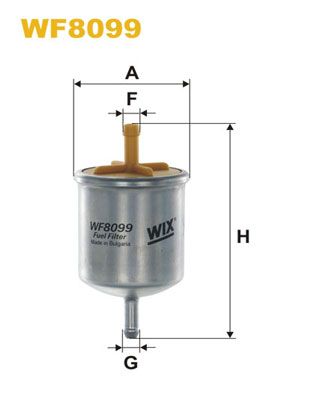 WIX FILTERS Kütusefilter WF8099